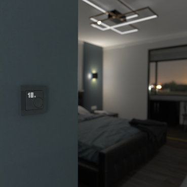 Connected Raumtemperaturregler-Modul, anthrazit, System M, ZB – Bild 7 von 8