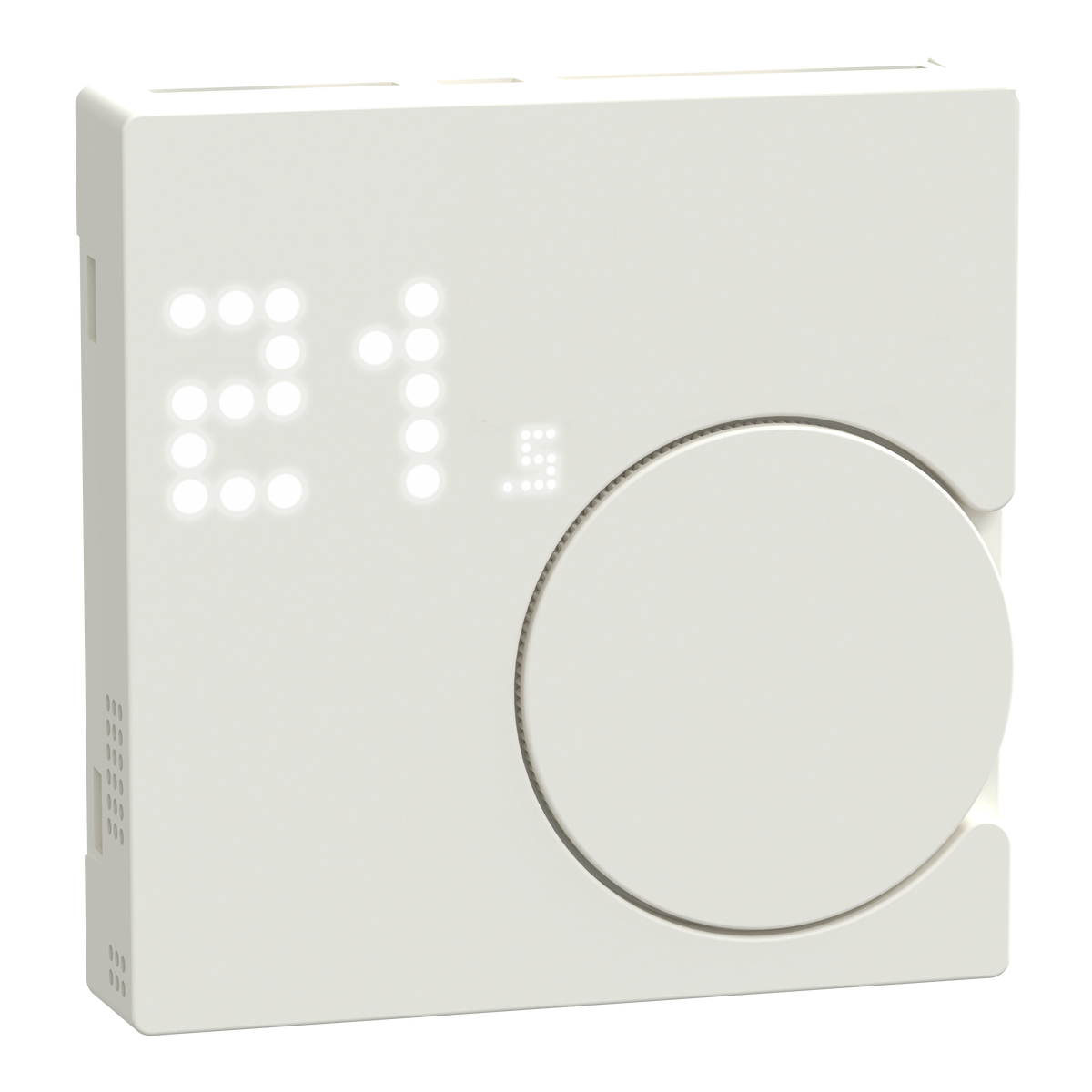 Connected Raumtemperaturregler-Modul, polarweiss, System M, ZB