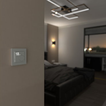 Connected Raumtemperaturregler-Modul, aluminium, System M, ZB – Bild 7 von 8