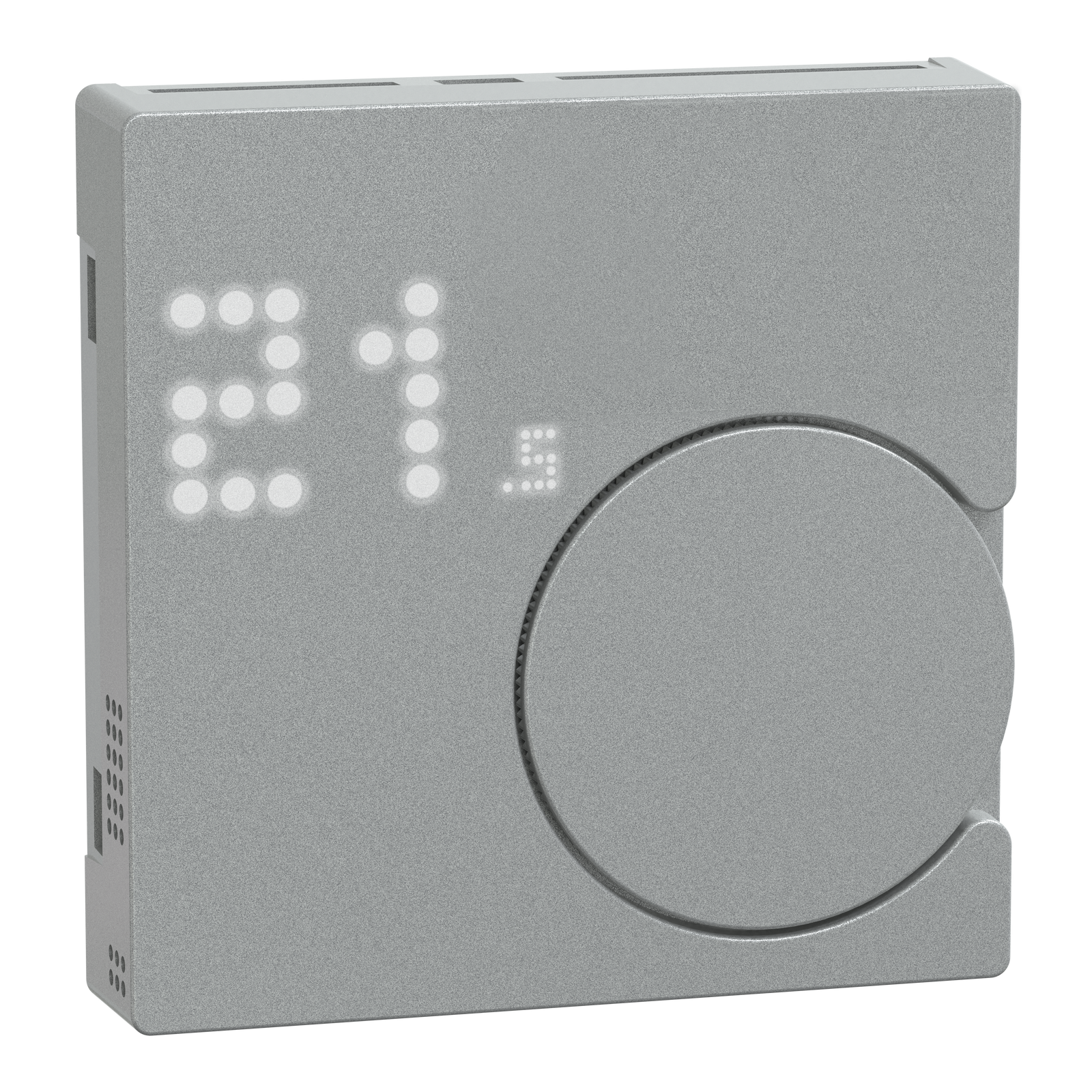 Connected Raumtemperaturregler-Modul, aluminium, System M, ZB