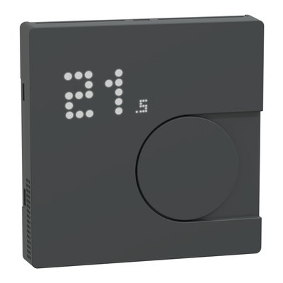 Connected Raumtemperaturregler-Modul, anthrazit, System Design, Works with Wiser, Zigbee, Wiser Home