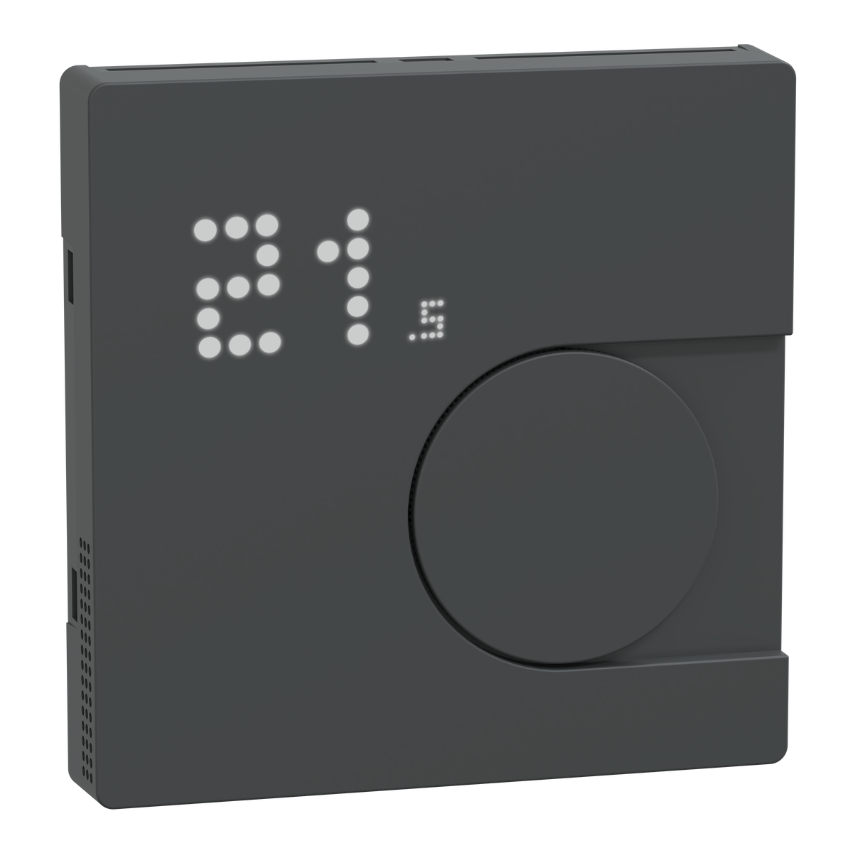 Connected Raumtemperaturregler-Modul, anthrazit, System Design, Works with Wiser, Zigbee, Wiser Home