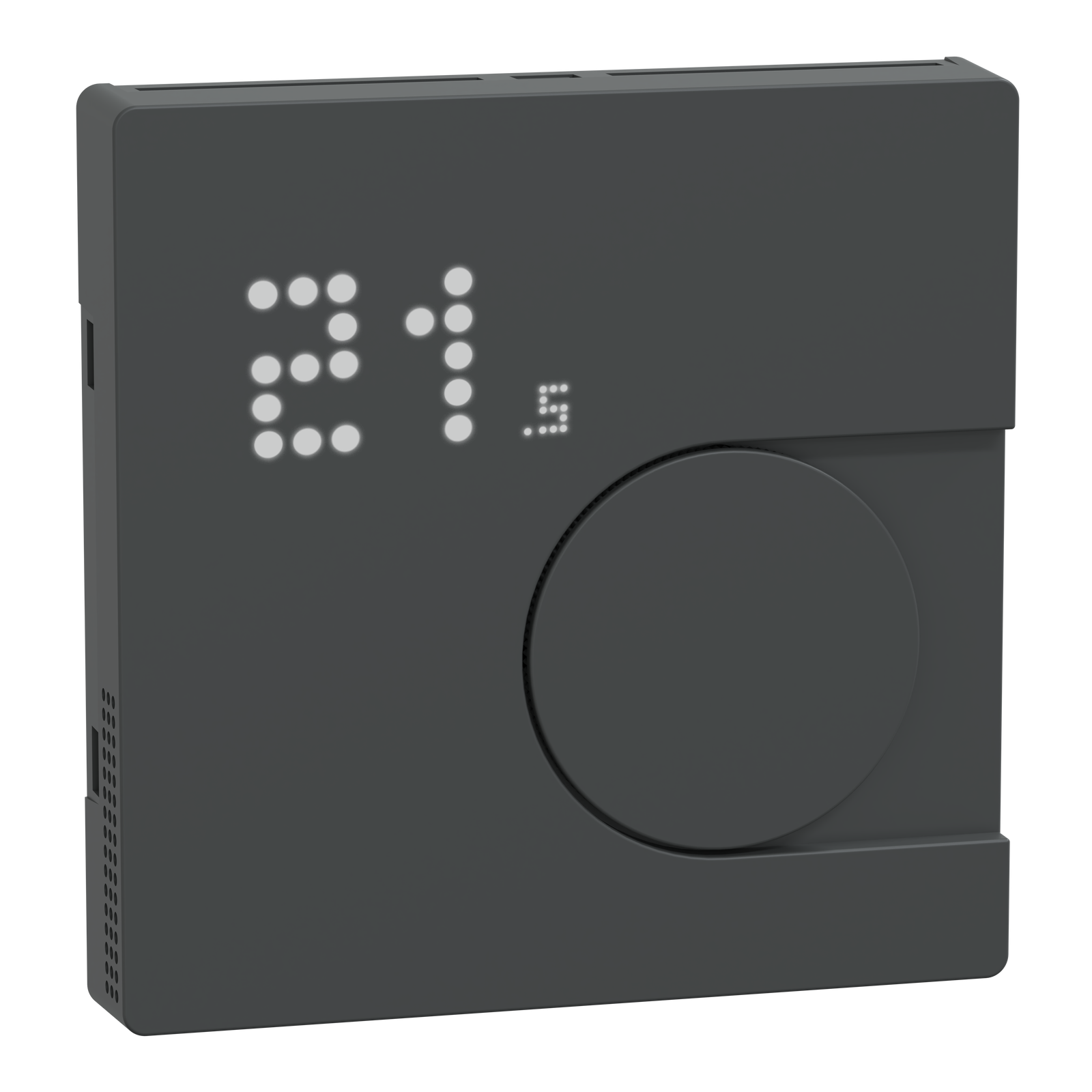 Connected Raumtemperaturregler-Modul, anthrazit, System Design, Works with Wiser, Zigbee, Wiser Home