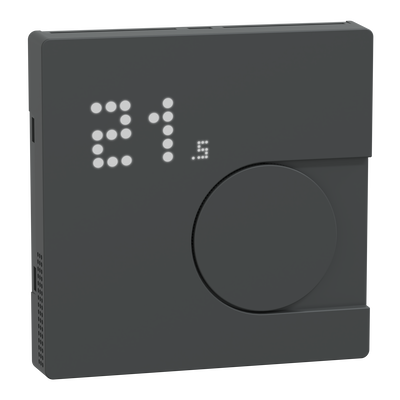 Connected Raumtemperaturregler-Modul, anthrazit, System Design, Works with Wiser, Zigbee, Wiser Home