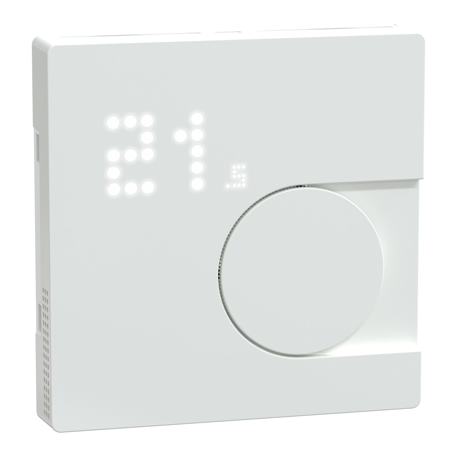 Connected Raumtemperaturregler-Modul, lotosweiß, System Design, Works with Wiser, Zigbee, Wiser Home