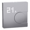 Connected Raumtemperaturregler-Modul, edelstahl, System Design, Works with Wiser, Zigbee, Wiser Home