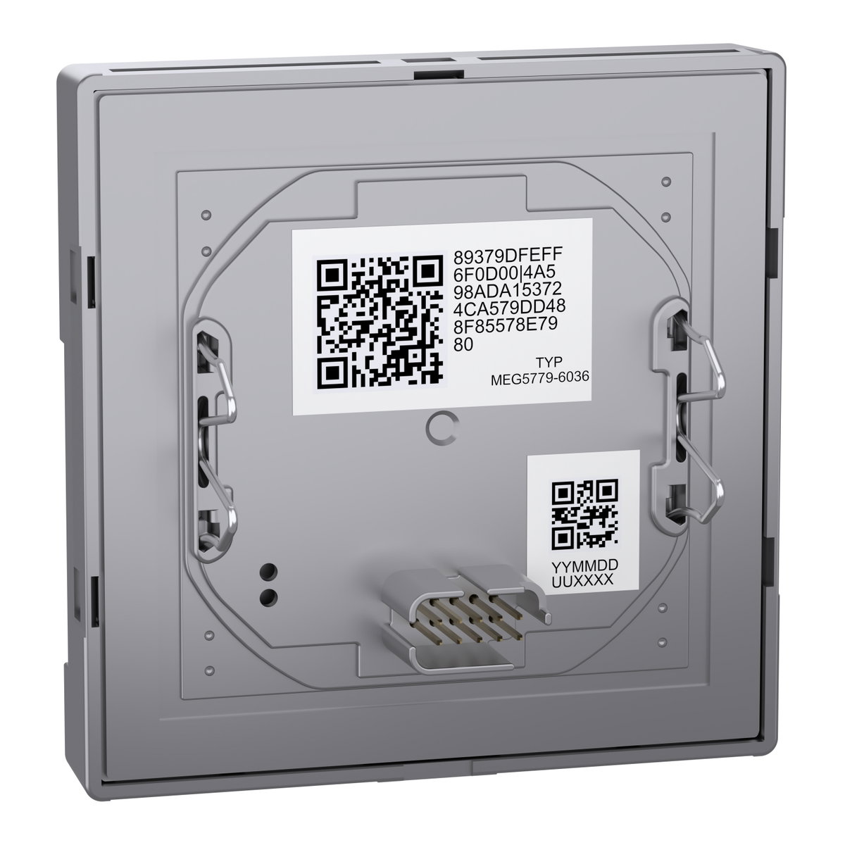 Connected Raumtemperaturregler-Modul, edelstahl, System Design, Works with Wiser, Zigbee, Wiser Home – Bild 2 von 7