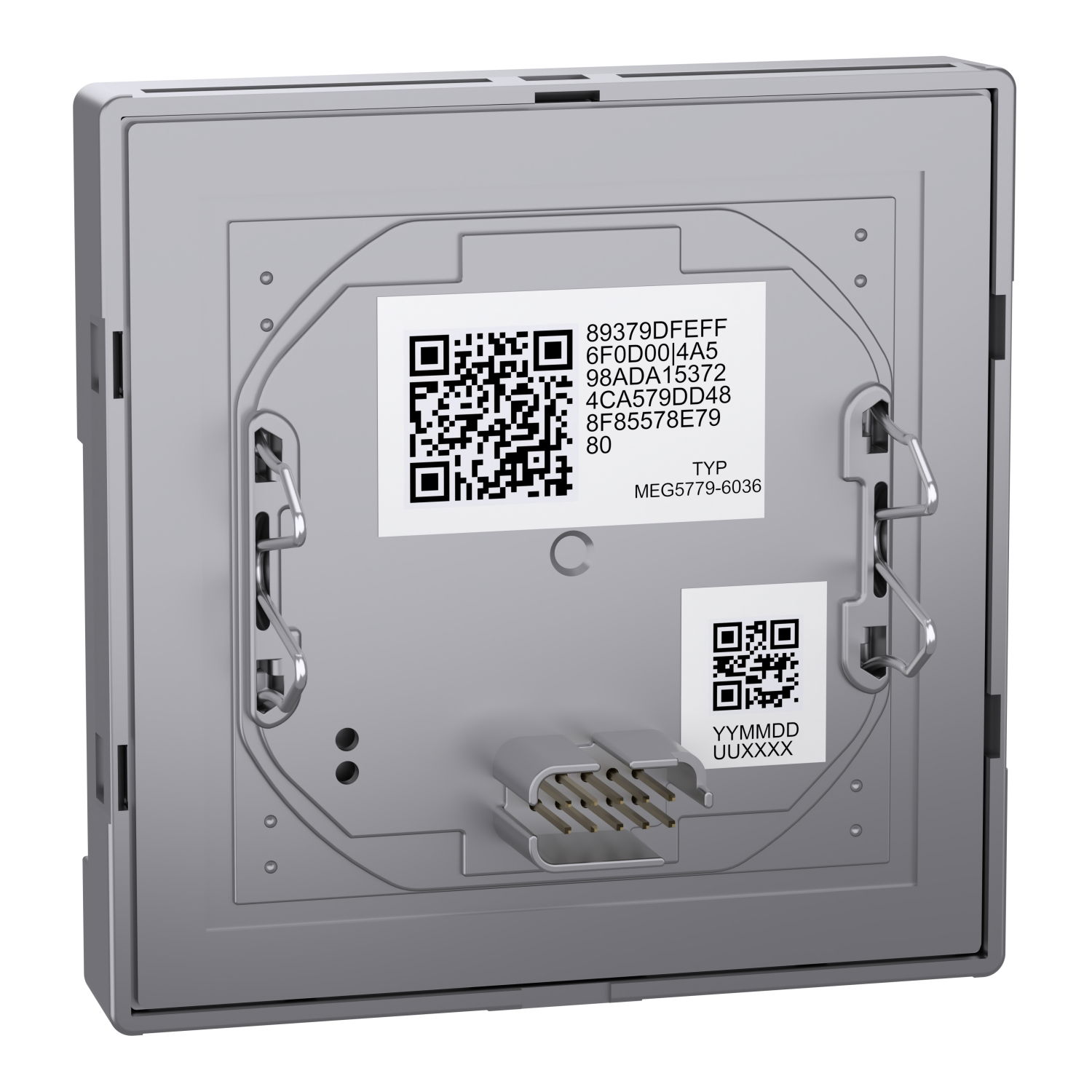 Connected Raumtemperaturregler-Modul, edelstahl, System Design, Works with Wiser, Zigbee, Wiser Home – Bild 2 von 7