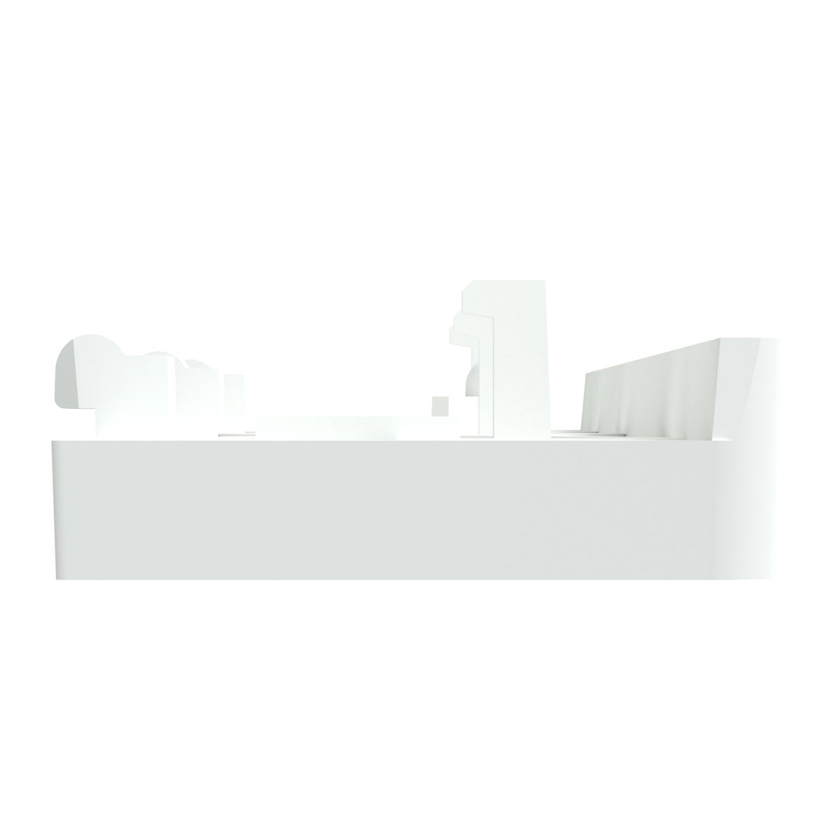 Tastsensor Flex, KNX, System Design, 1fach, Wippe, Lotosweiß – Bild 4 von 6