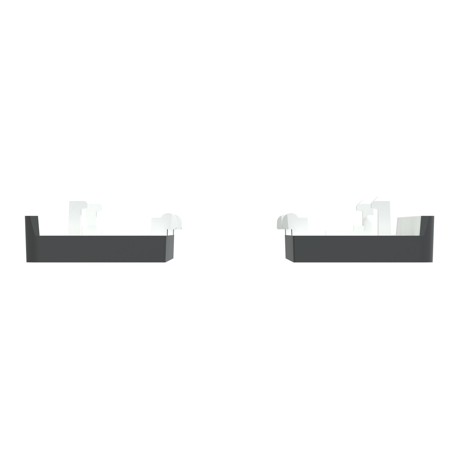 Tastsensor Flex, KNX, System Design, 2fach, Wippe, Anthrazit – Bild 4 von 6