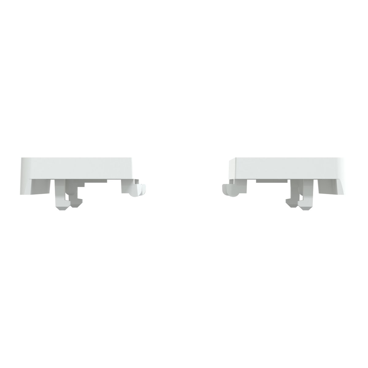 Tastsensor Flex, KNX, System Design, 2fach, Wippen, Lotosweiß – Bild 3 von 6