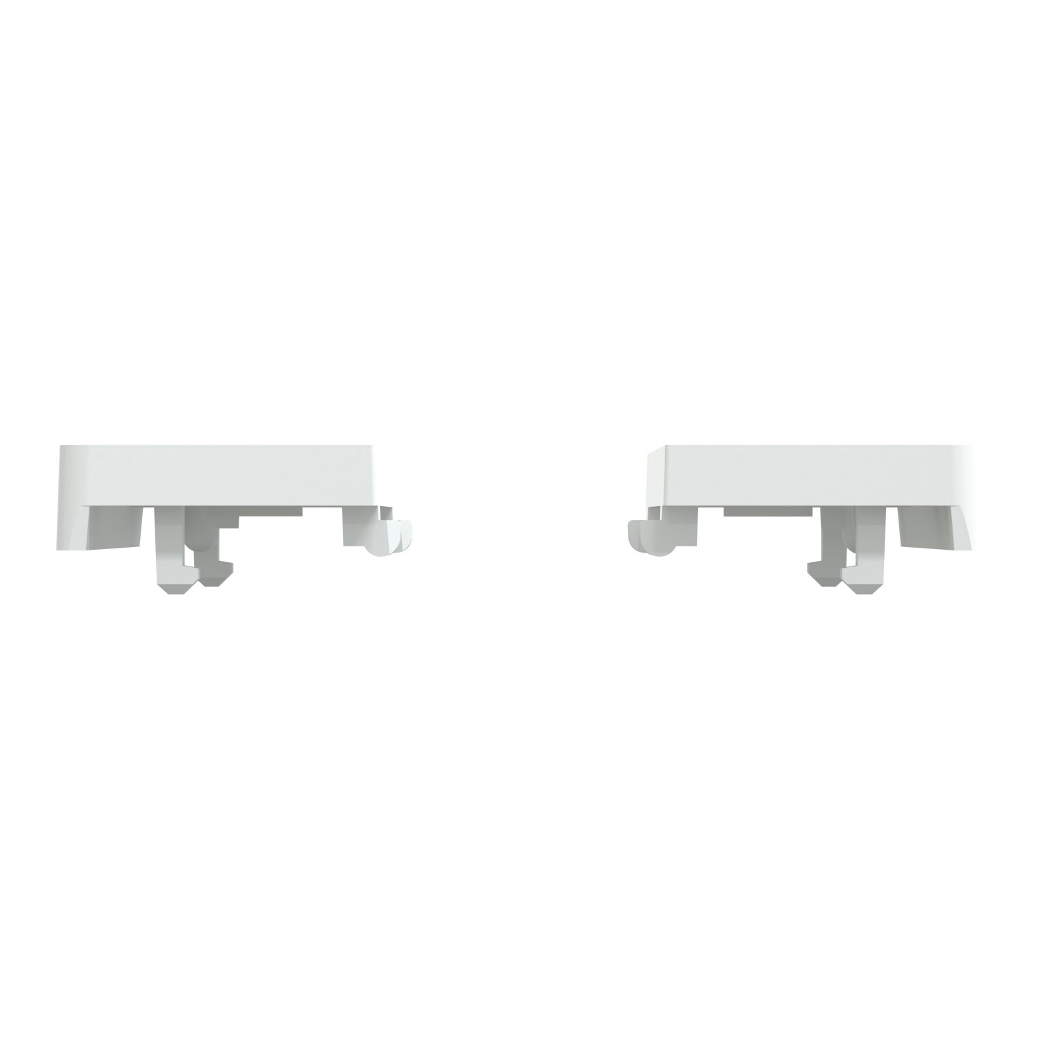 Tastsensor Flex, KNX, System Design, 2fach, Wippen, Lotosweiß – Bild 3 von 6