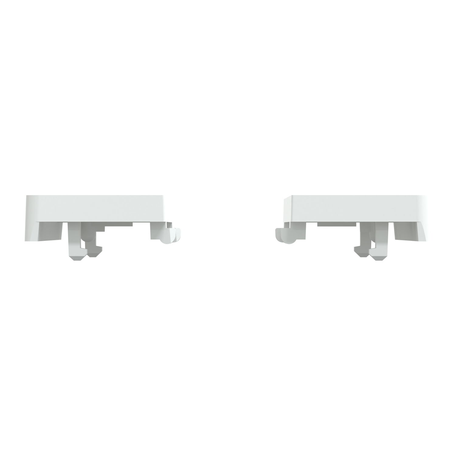Tastsensor Flex, KNX, System Design, 2fach, Wippen, Lotosweiß – Bild 3 von 6