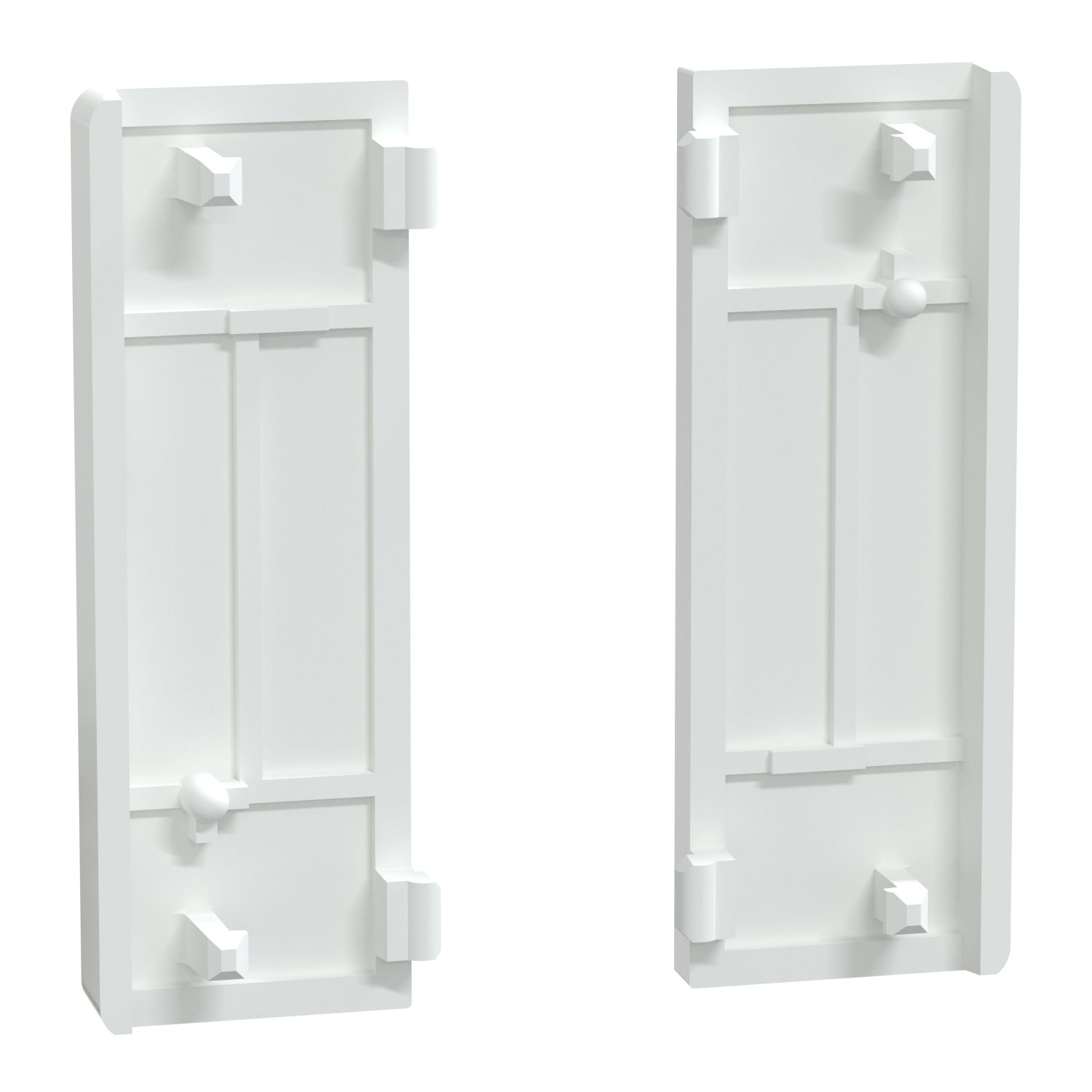 Tastsensor Flex, KNX, System Design, 2fach, Wippen, Lotosweiß – Bild 2 von 6