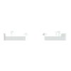 Tastsensor Flex, KNX, System Design, 2fach, Wippen, Lotosweiß