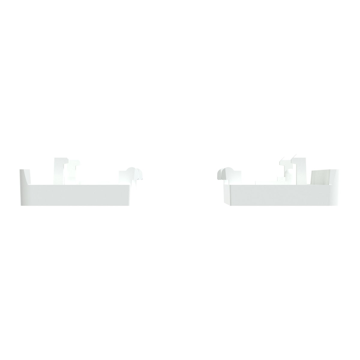 Tastsensor Flex, KNX, System Design, 2fach, Wippen, Lotosweiß – Bild 4 von 6