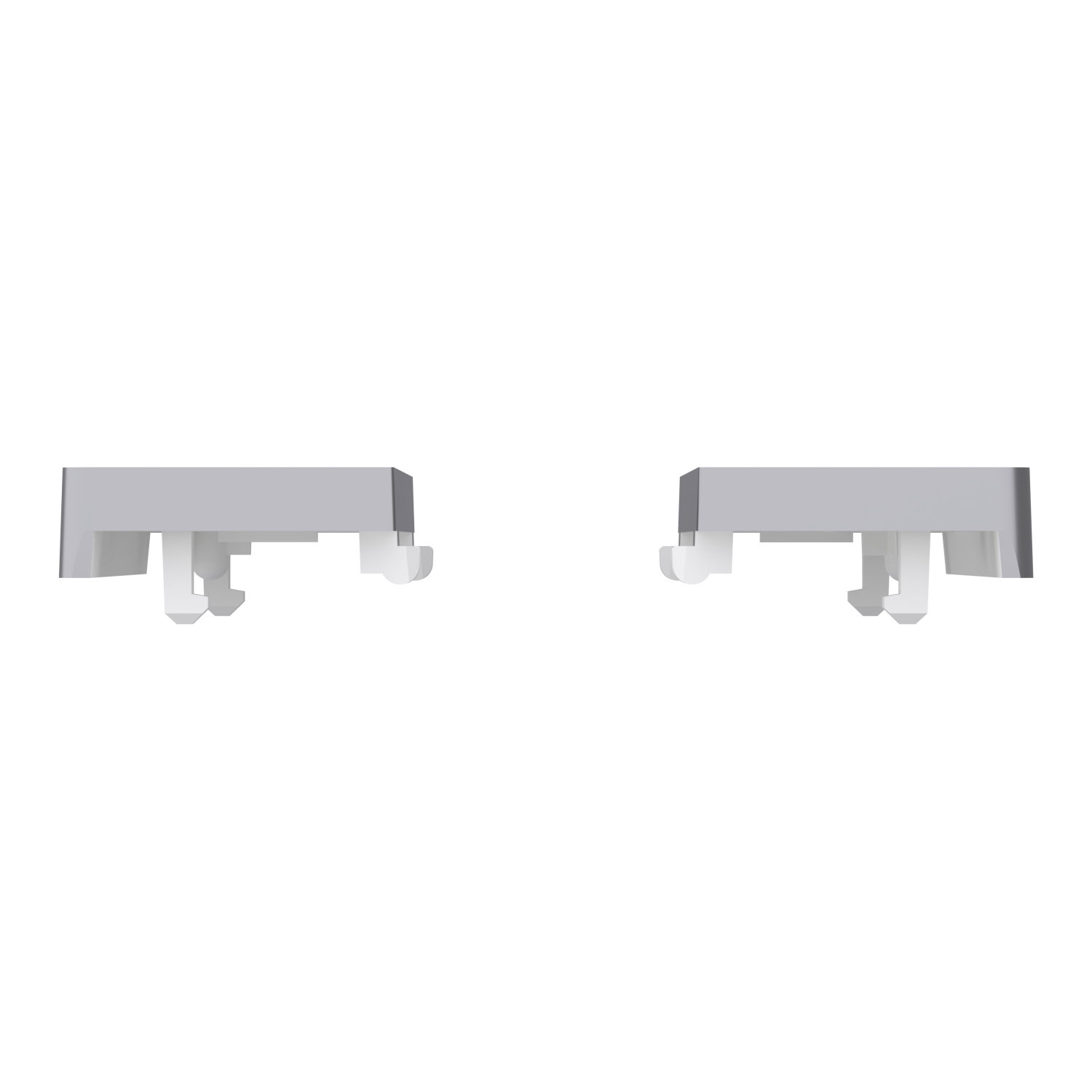 Tastsensor Flex, KNX, System Design, 2fach, Wippe, Edelstahl – Bild 3 von 6