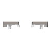 Tastsensor Flex, KNX, System Design, 2fach, Wippe, Nickelmetallic
