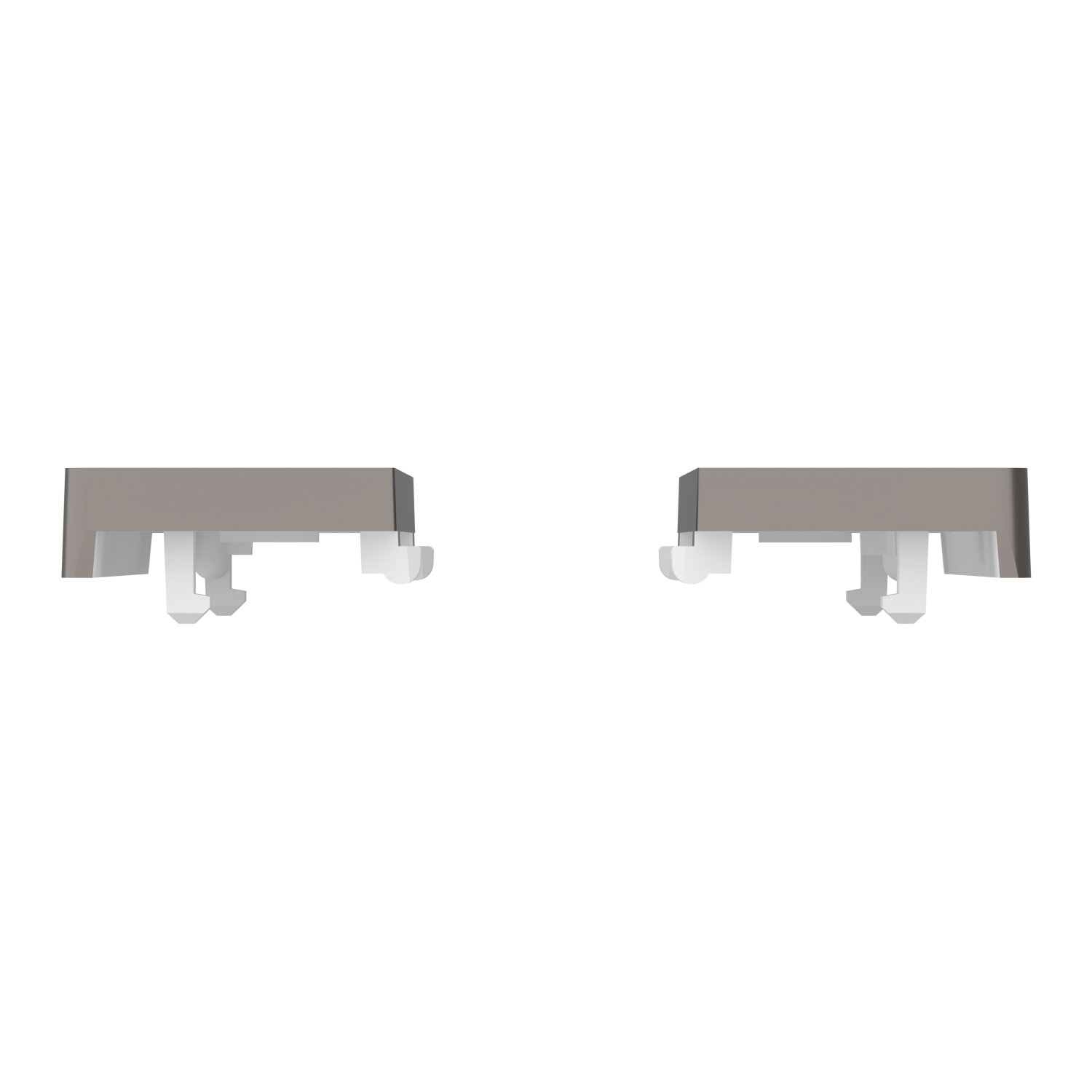 Tastsensor Flex, KNX, System Design, 2fach, Wippe, Nickelmetallic – Bild 3 von 6