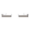 Tastsensor Flex, KNX, System Design, 2fach, Wippe, Nickelmetallic