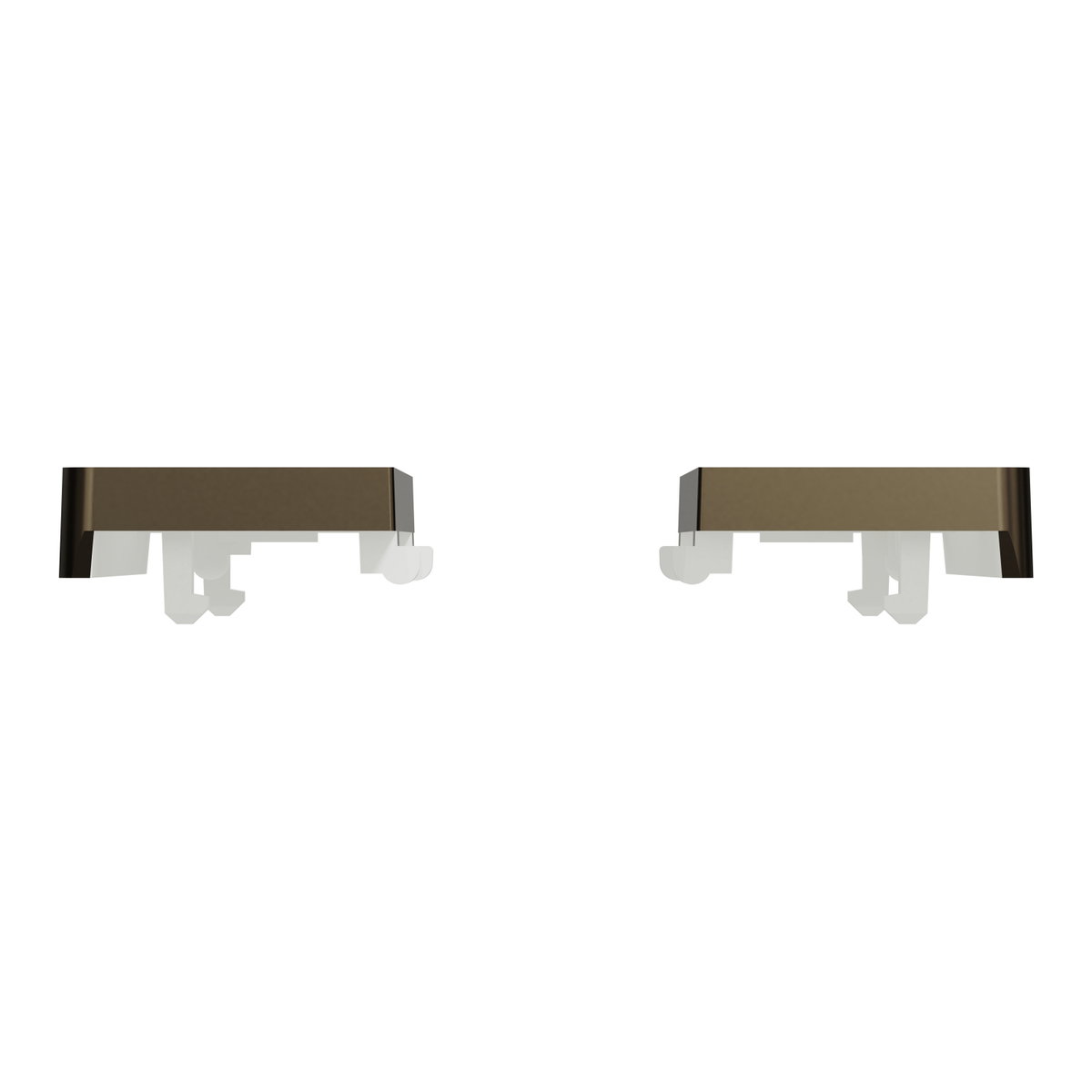 Tastsensor Flex, KNX, System Design, 2fach, Wippe, Moccametallic – Bild 3 von 6