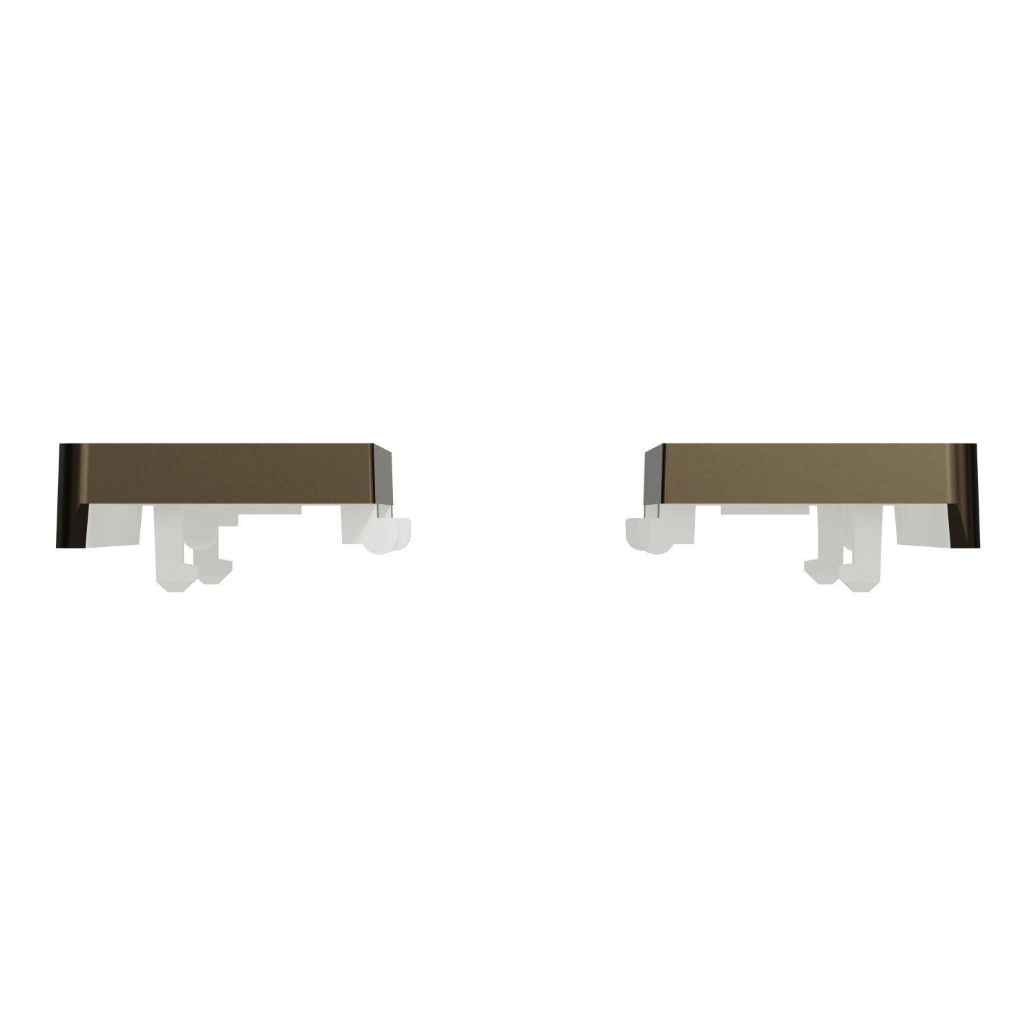 Tastsensor Flex, KNX, System Design, 2fach, Wippe, Moccametallic – Bild 3 von 6