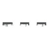 Tastsensor Flex, KNX, System Design, 3fach, Wippe, Anthrazit