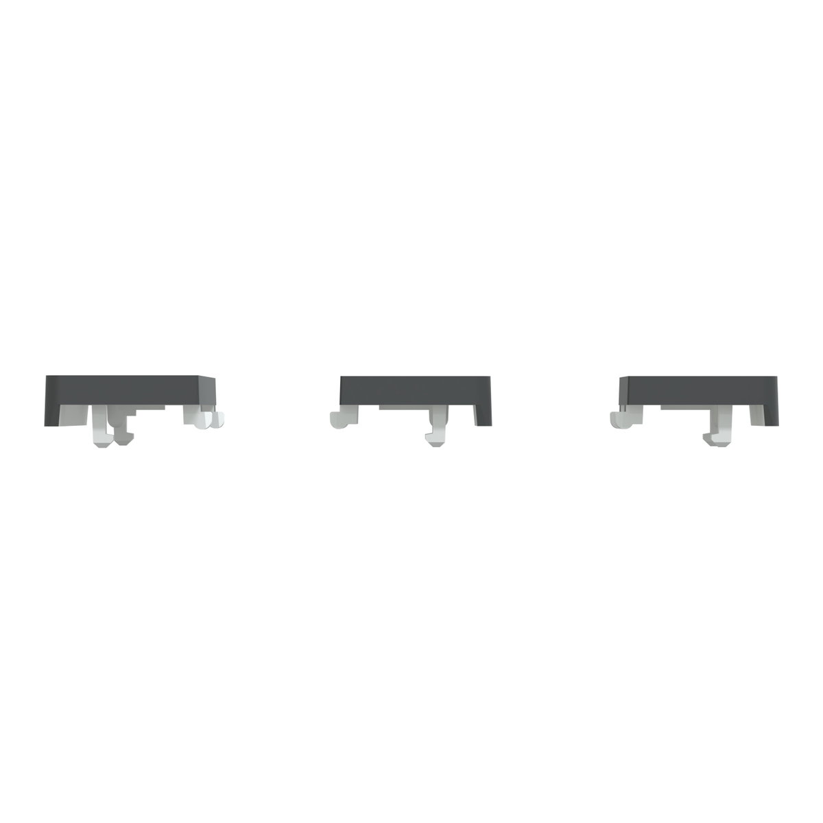 Tastsensor Flex, KNX, System Design, 3fach, Wippe, Anthrazit – Bild 3 von 6