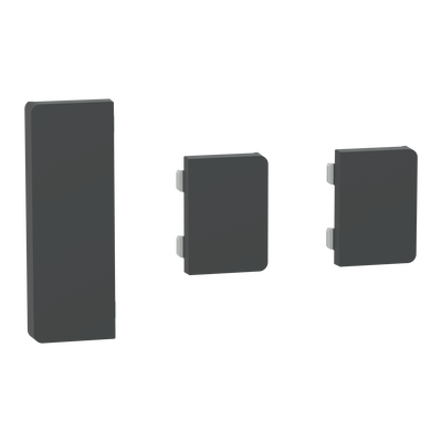 Tastsensor Flex, KNX, System Design, 3fach, Wippe, Anthrazit