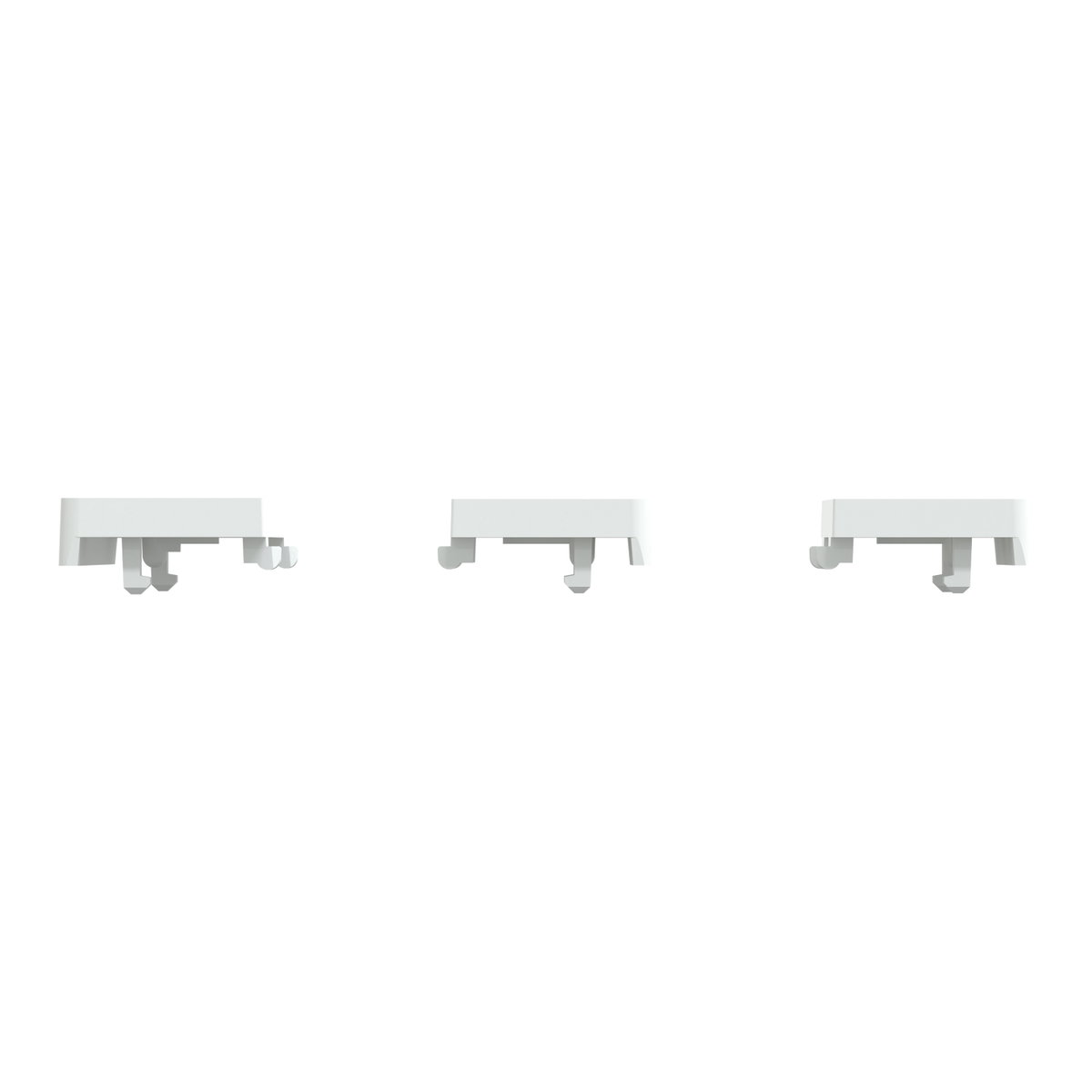 Tastsensor Flex, KNX, System Design, 3fach, Wippen, Lotosweiß – Bild 3 von 6