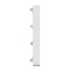 Tastsensor Flex, KNX, System Design, 3fach, Wippen, Lotosweiß