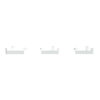 Tastsensor Flex, KNX, System Design, 3fach, Wippen, Lotosweiß