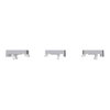 Tastsensor Flex, KNX, System Design, 3fach, Wippe, Edelstahl