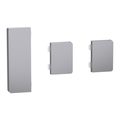 Tastsensor Flex, KNX, System Design, 3fach, Wippe, Edelstahl