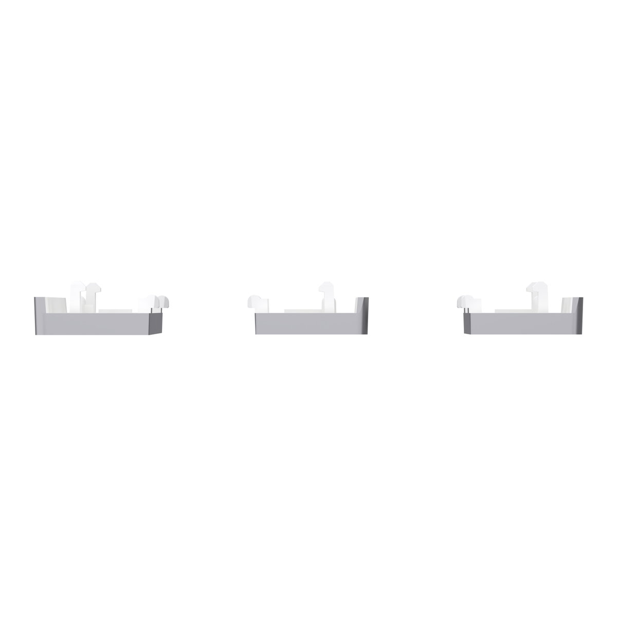 Tastsensor Flex, KNX, System Design, 3fach, Wippe, Edelstahl – Bild 4 von 6