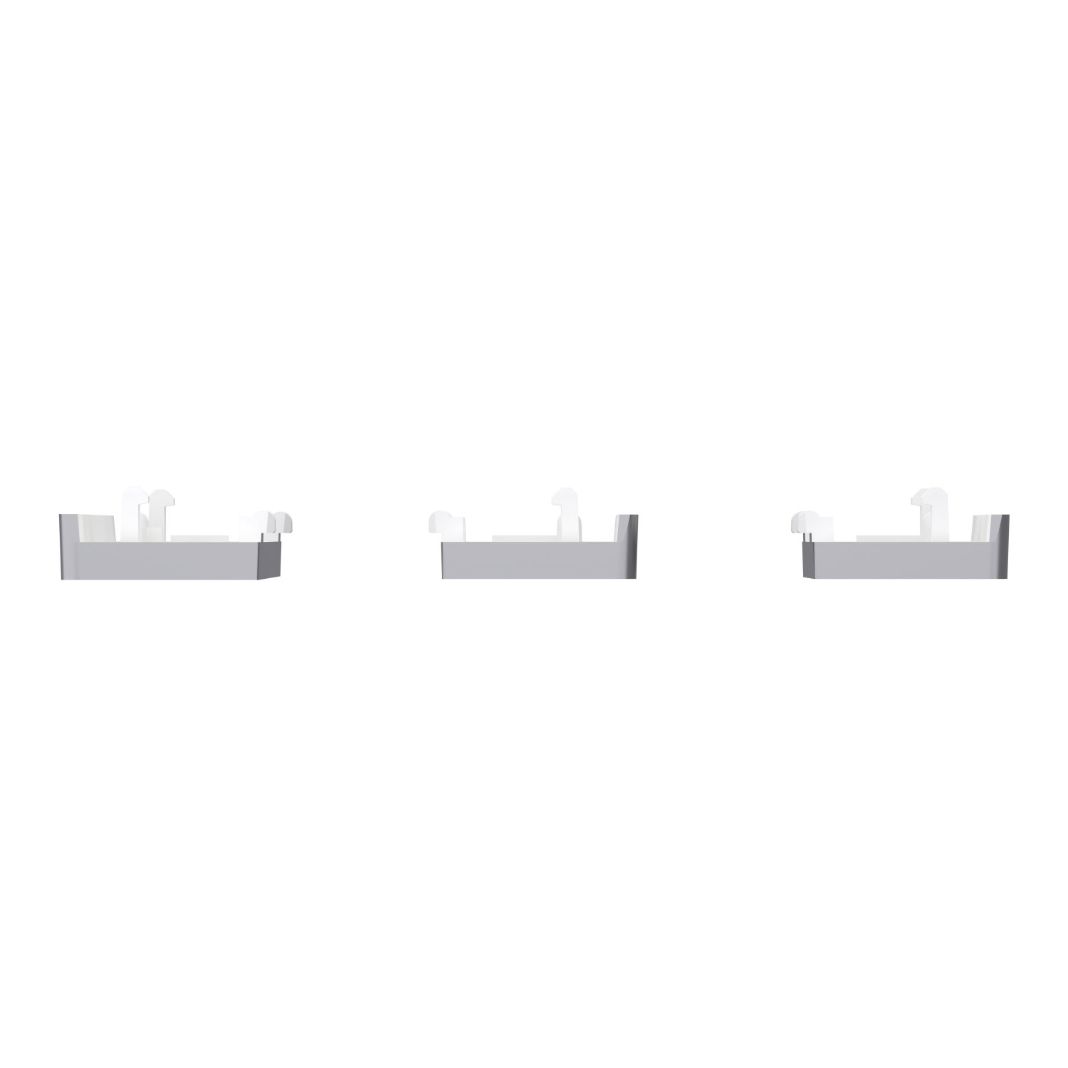 Tastsensor Flex, KNX, System Design, 3fach, Wippe, Edelstahl – Bild 4 von 6