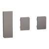 Tastsensor Flex, KNX, System Design, 3fach, Wippe, Nickelmetallic
