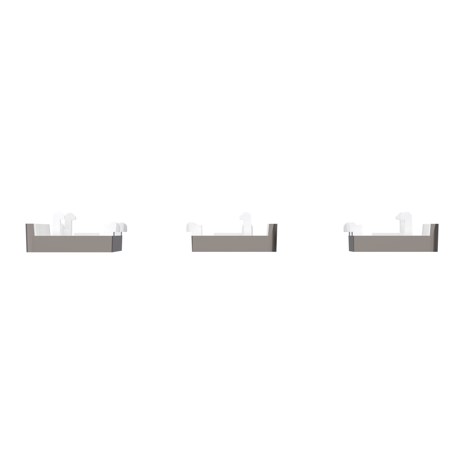 Tastsensor Flex, KNX, System Design, 3fach, Wippe, Nickelmetallic – Bild 4 von 6