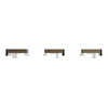 Tastsensor Flex, KNX, System Design, 3fach, Wippe, Moccametallic