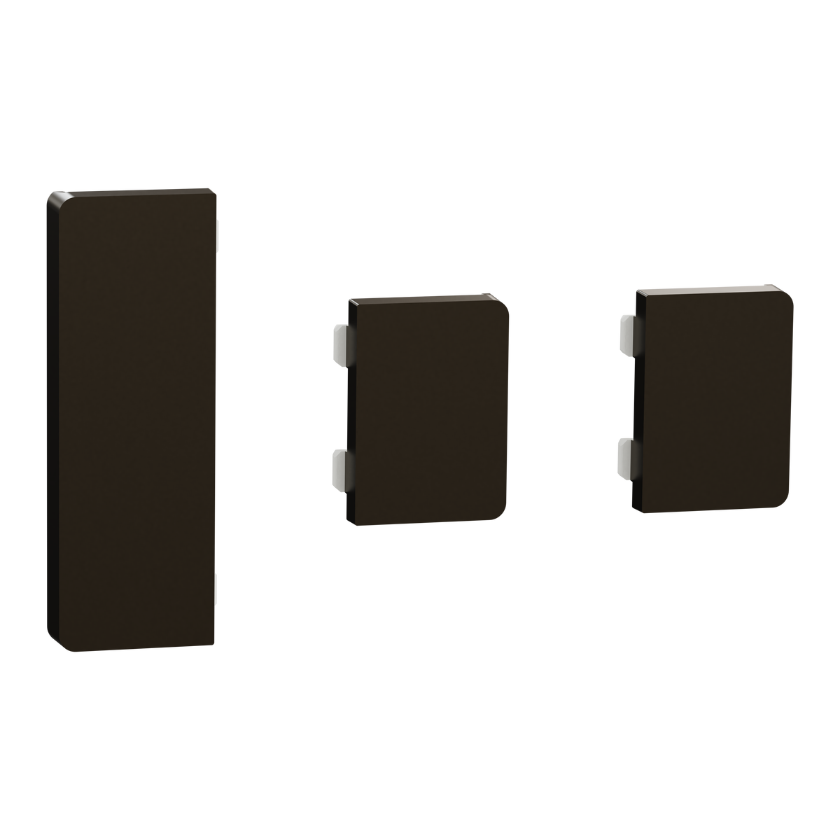Tastsensor Flex, KNX, System Design, 3fach, Wippe, Moccametallic