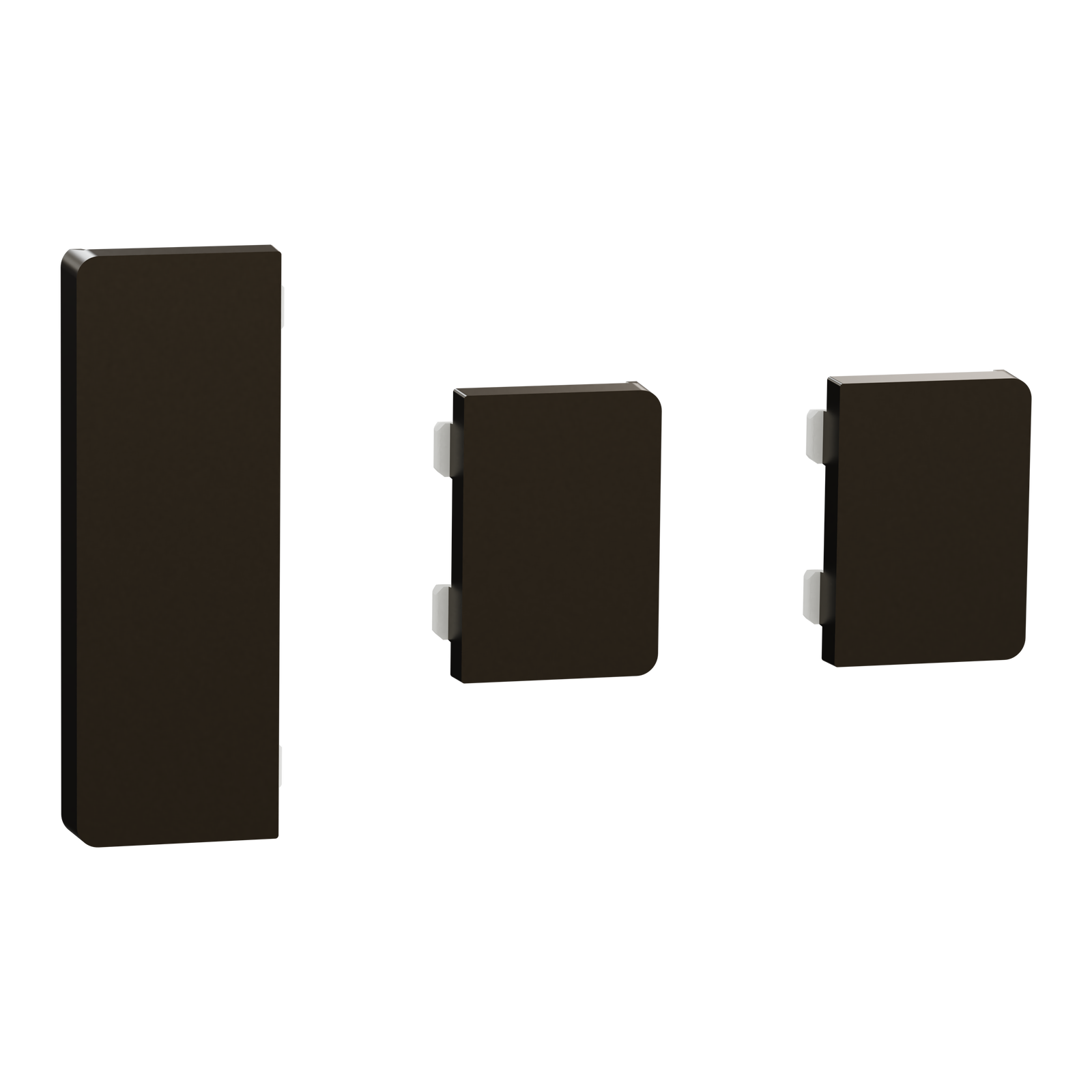 Tastsensor Flex, KNX, System Design, 3fach, Wippe, Moccametallic