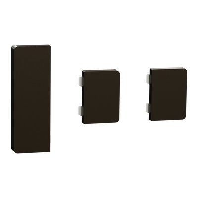 Tastsensor Flex, KNX, System Design, 3fach, Wippe, Moccametallic
