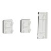 Tastsensor Flex, KNX, System Design, 3fach, Wippe, Moccametallic
