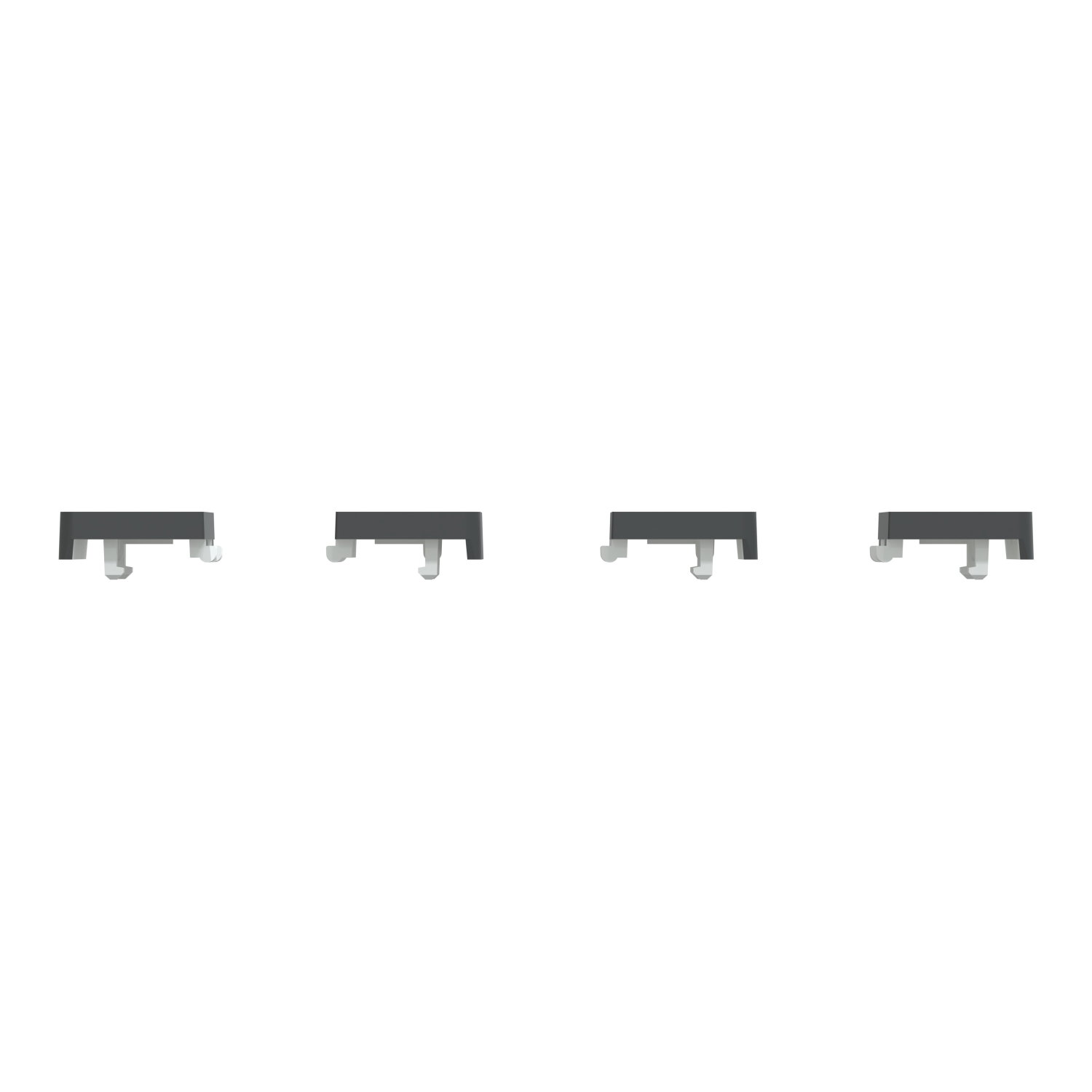 Tastsensor Flex, KNX, System Design, 4fach, Wippe, Anthrazit – Bild 3 von 6