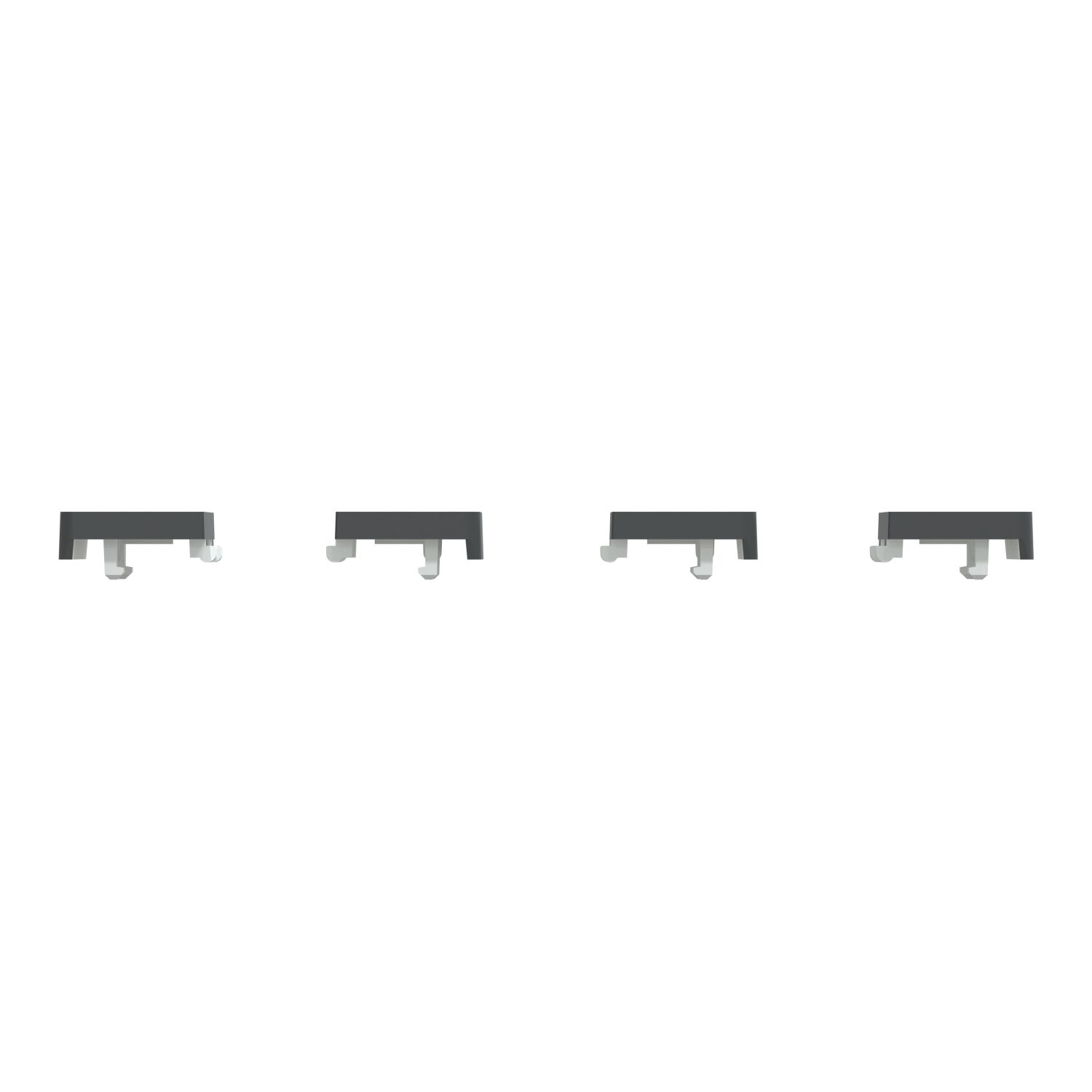 Tastsensor Flex, KNX, System Design, 4fach, Wippe, Anthrazit – Bild 3 von 6