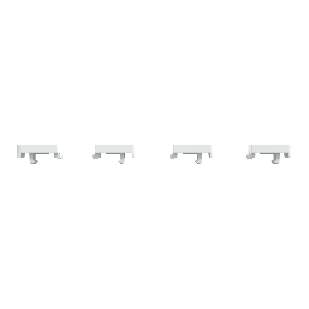 Tastsensor Flex, KNX, System Design, 4fach, Wippen, Lotosweiß – Bild 3 von 6
