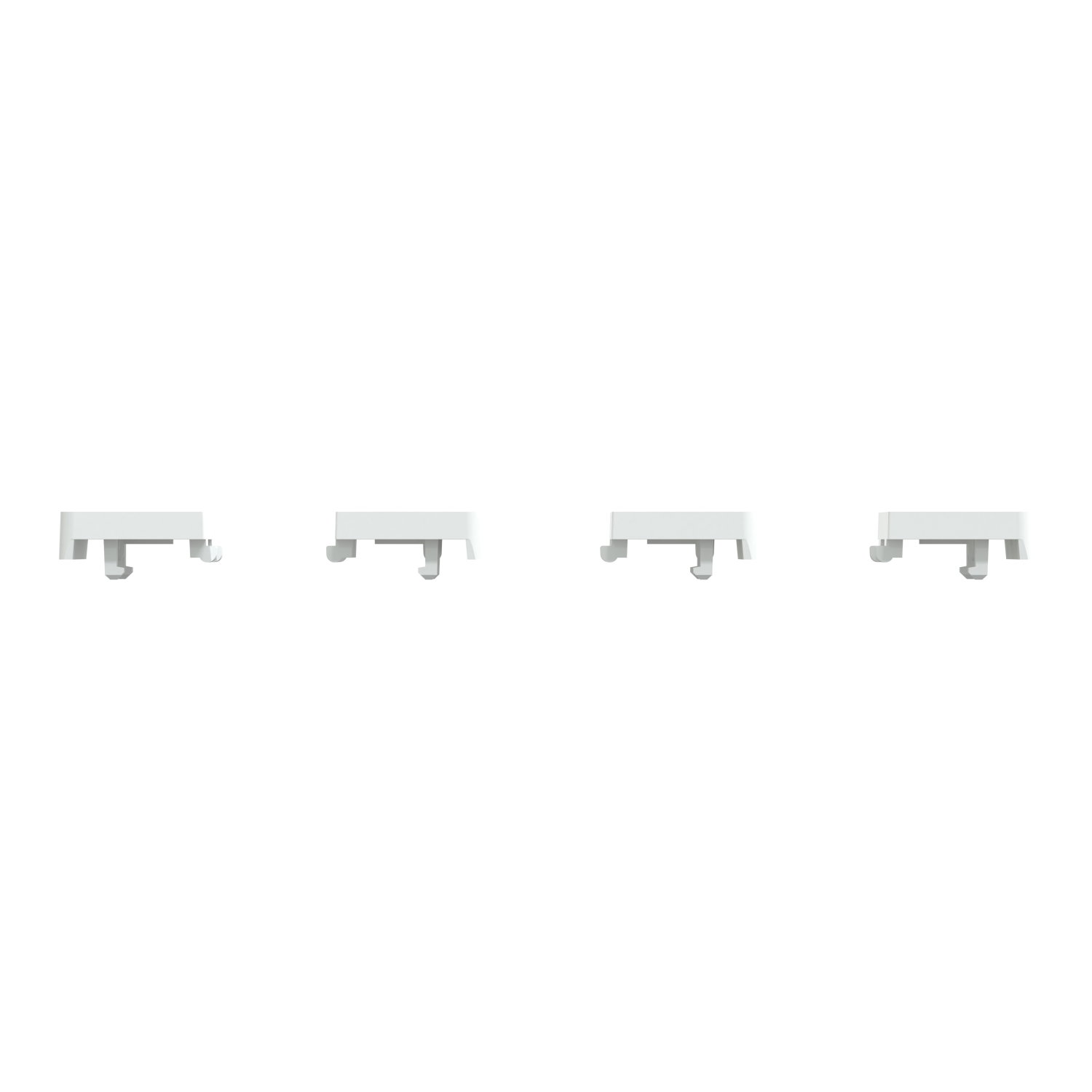 Tastsensor Flex, KNX, System Design, 4fach, Wippen, Lotosweiß – Bild 3 von 6