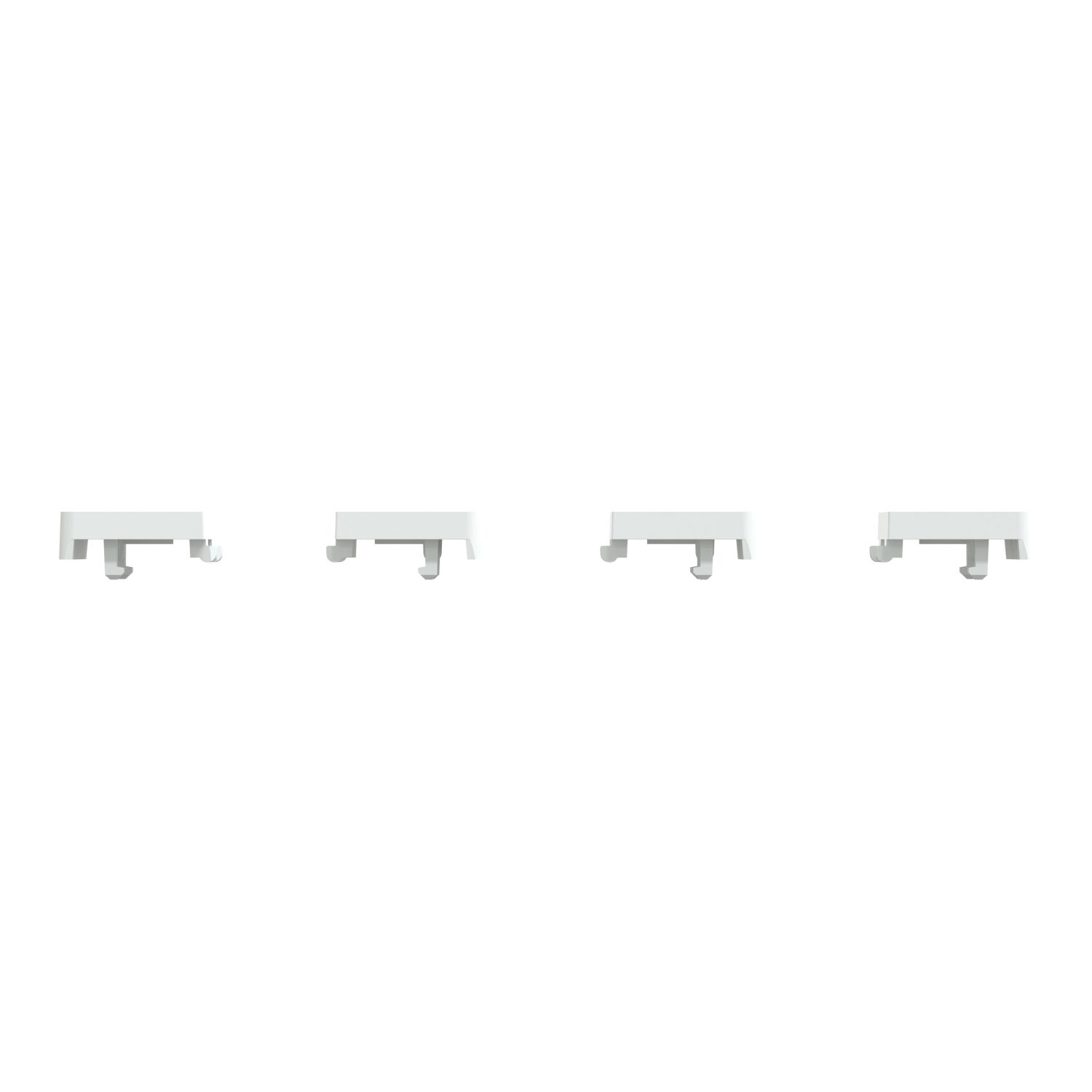 Tastsensor Flex, KNX, System Design, 4fach, Wippen, Lotosweiß – Bild 3 von 6