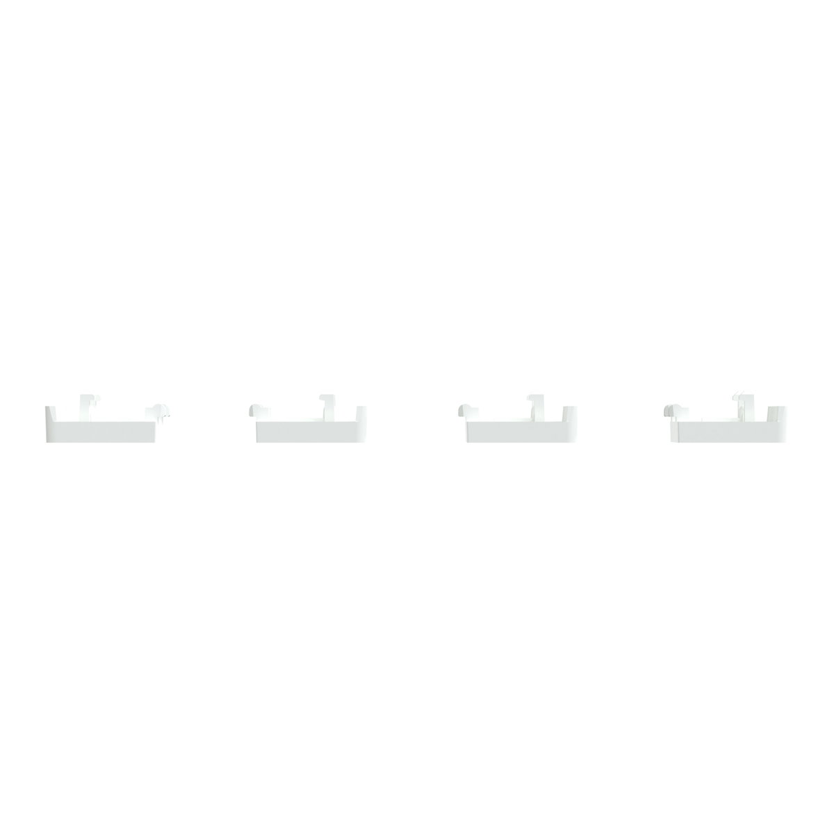 Tastsensor Flex, KNX, System Design, 4fach, Wippen, Lotosweiß – Bild 4 von 6