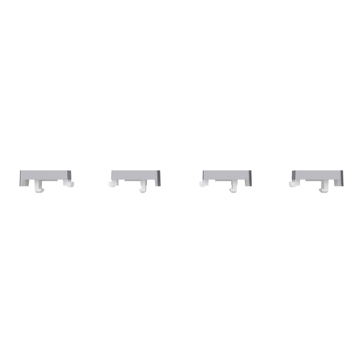 Tastsensor Flex, KNX, System Design, 4fach, Wippe, Edelstahl – Bild 3 von 6